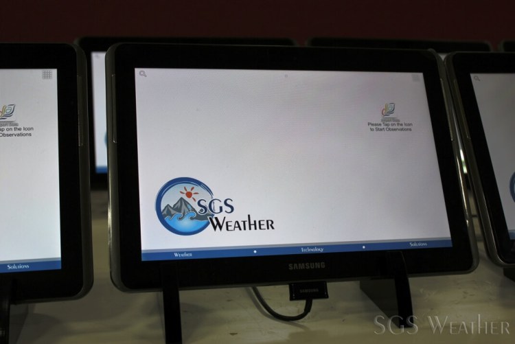 SGS weather touch screen for AWOS at Mumbai airport