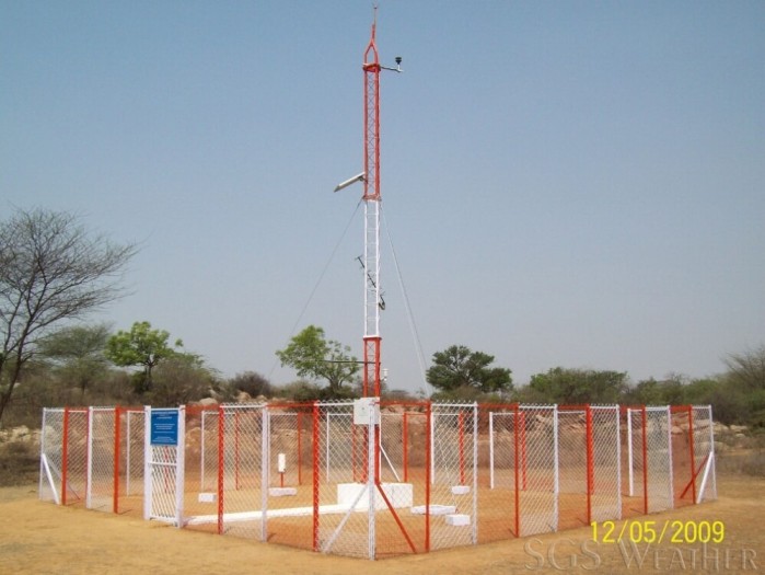 Automatic weather station Indian Met department installed by SGS Weather