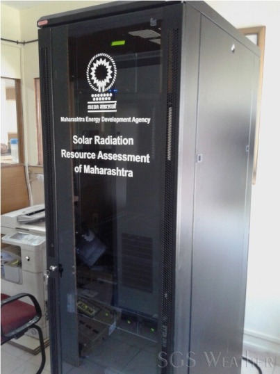 Maharastra energy development authority MEDA solar radiation assessment server sgs weather