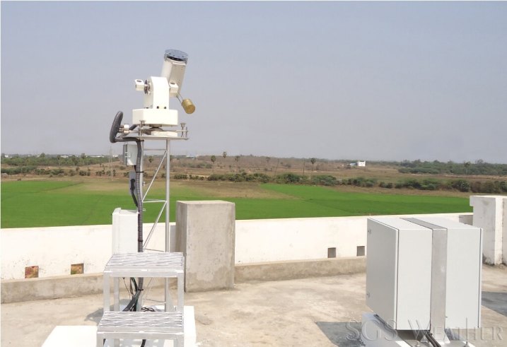 Sun photometer for aerosole measurement