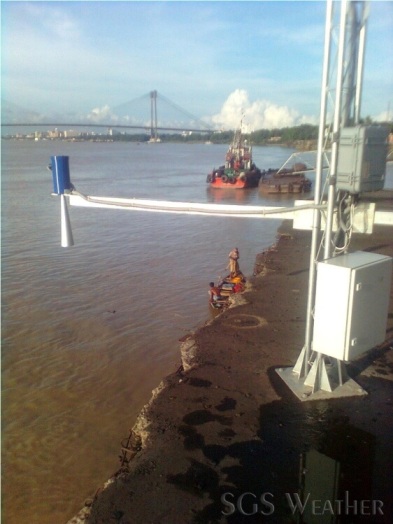 tide guage installed at Kolkata INCOIS